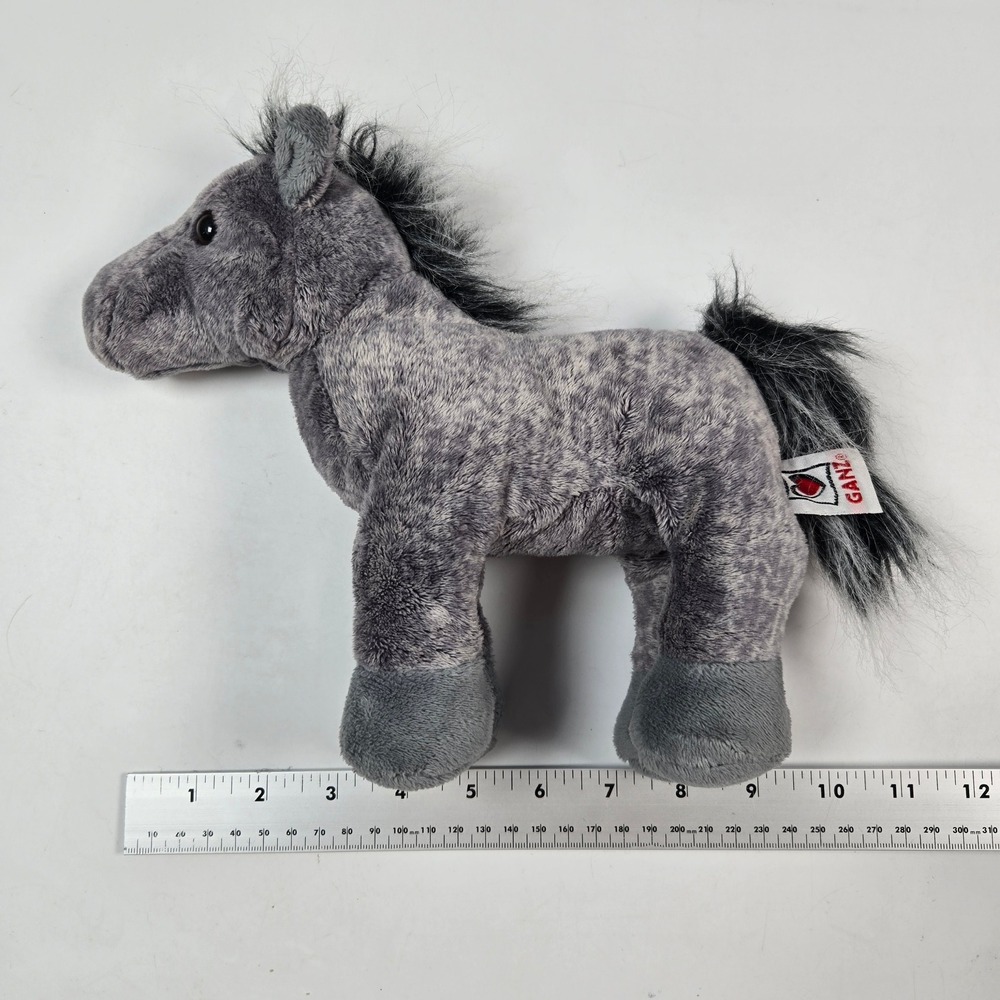 Webkinz Ganz Gray Arabian Horse Plush Toy Small Stuffed Animal - Picture 12 of 13